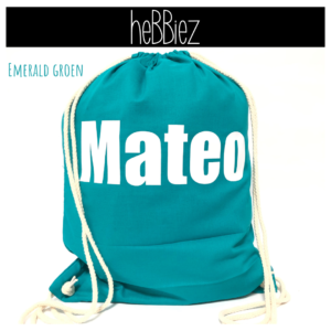Gymtas Emerald Groen heBBiez
